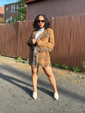Suede Fringe Jacket