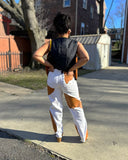 Horse Inspired Hand Painted Jeans