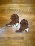 Brown Fringe Boots