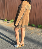 Suede Fringe Jacket