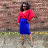 Saville Blue Skirt Suit