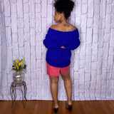 Royal Blue Top