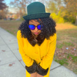 Green Brimmed Hat