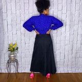 True West Black Skirt