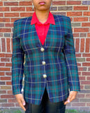 Amanda Smith Plaid Blazer