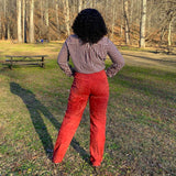 Metro Style Suede Pants