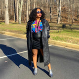 Global Identity Leather Coat