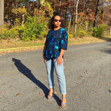 Blooming Sequin Top