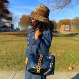Cheetah Strip Purse