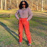 Metro Style Suede Pants