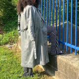 Plaid Trench