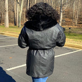 Donna Leather Coat