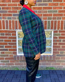 Amanda Smith Plaid Blazer