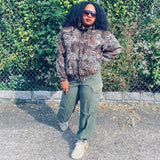 Leopard Silk Track Jacket