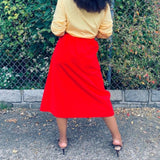 70's Button Up Skirt