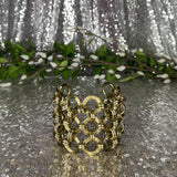 Gold Circle Cuff