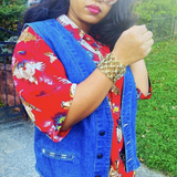 Gold Circle Cuff