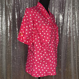 Pink Polka Dot Blazer