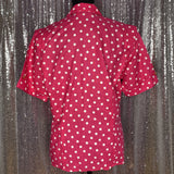 Pink Polka Dot Blazer