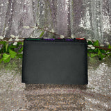 Geometric Sequin Purse