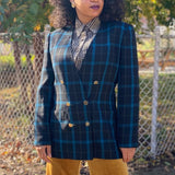 Kasper Plaid Blazer