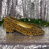 Cheetah Print Baby Heels