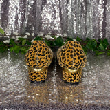 Cheetah Print Baby Heels