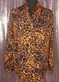 Giraffe Print Blouse