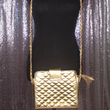 Gold Quilted Purse
