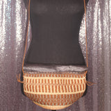 Straw Crossbody Bag