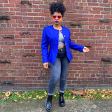 Saville Blue Skirt Suit