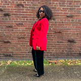 Lynn Red Blazer