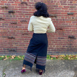 Black Fringe Skirt