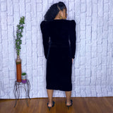 Regina Velvet Wrap Dress
