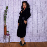 Regina Velvet Wrap Dress