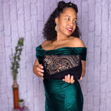 Velvet & Beaded Purse