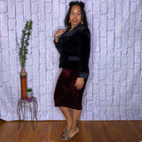 Jeanne Velvet Blazer