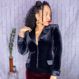 Jeanne Velvet Blazer