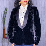 LC Black Velvet Blazer
