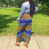Blue Earth Wrap Skirt