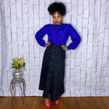 True West Black Skirt