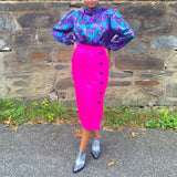 Harvey Pencil Button Up Skirt