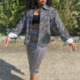 Zebra Jean Jacket