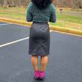 Saks Fifth Ave Leather Skirt