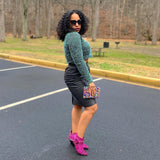 Saks Fifth Ave Leather Skirt