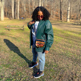 Essentials Green Leather Jacket