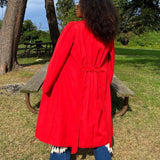 Red Trench Coat