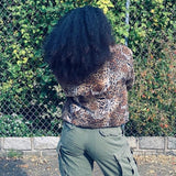 Leopard Silk Track Jacket