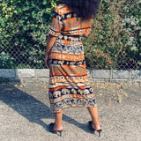 Jessica Animal Wrap Dress