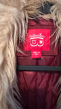 Red Suede 1970s Coat
